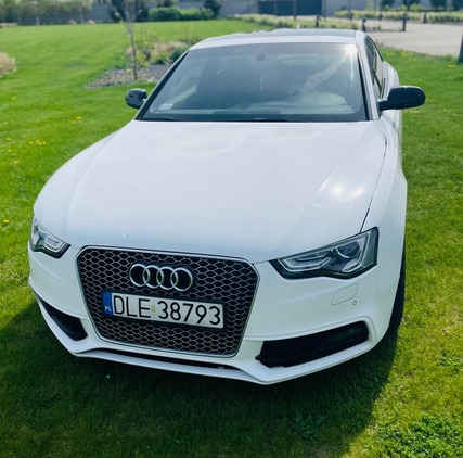 Audi A5 cena 66000 przebieg: 165600, rok produkcji 2013 z Legnica małe 67